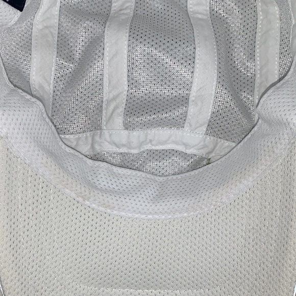 Chimney Rock Athletic Hat Unisex OSFA White Jersey Mesh Strapback 6 Panel Cap HG - Picture 11 of 13